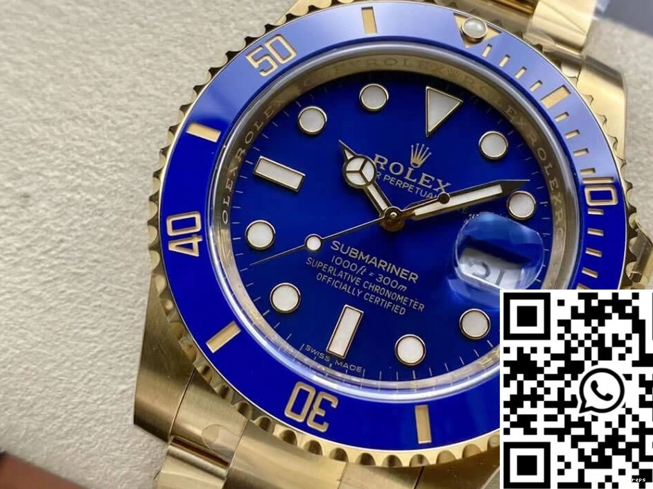 Rolex Clean Blue Bezel M116618LB-0003 Factory Submariner 0501